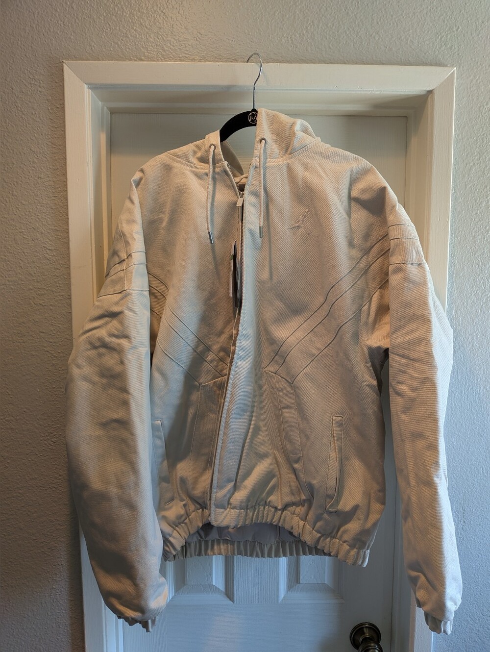 NWT Jordan Bone Flight Draft Full Zip Loose Fit Hooded Cotton Jacket Men's XL
